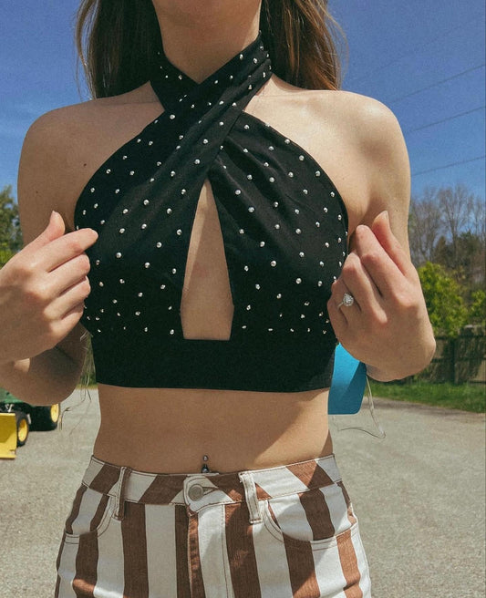 Peek a Boo Halter Top